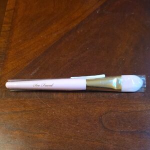 Too Faced Pink and Gold Makeup Brush
